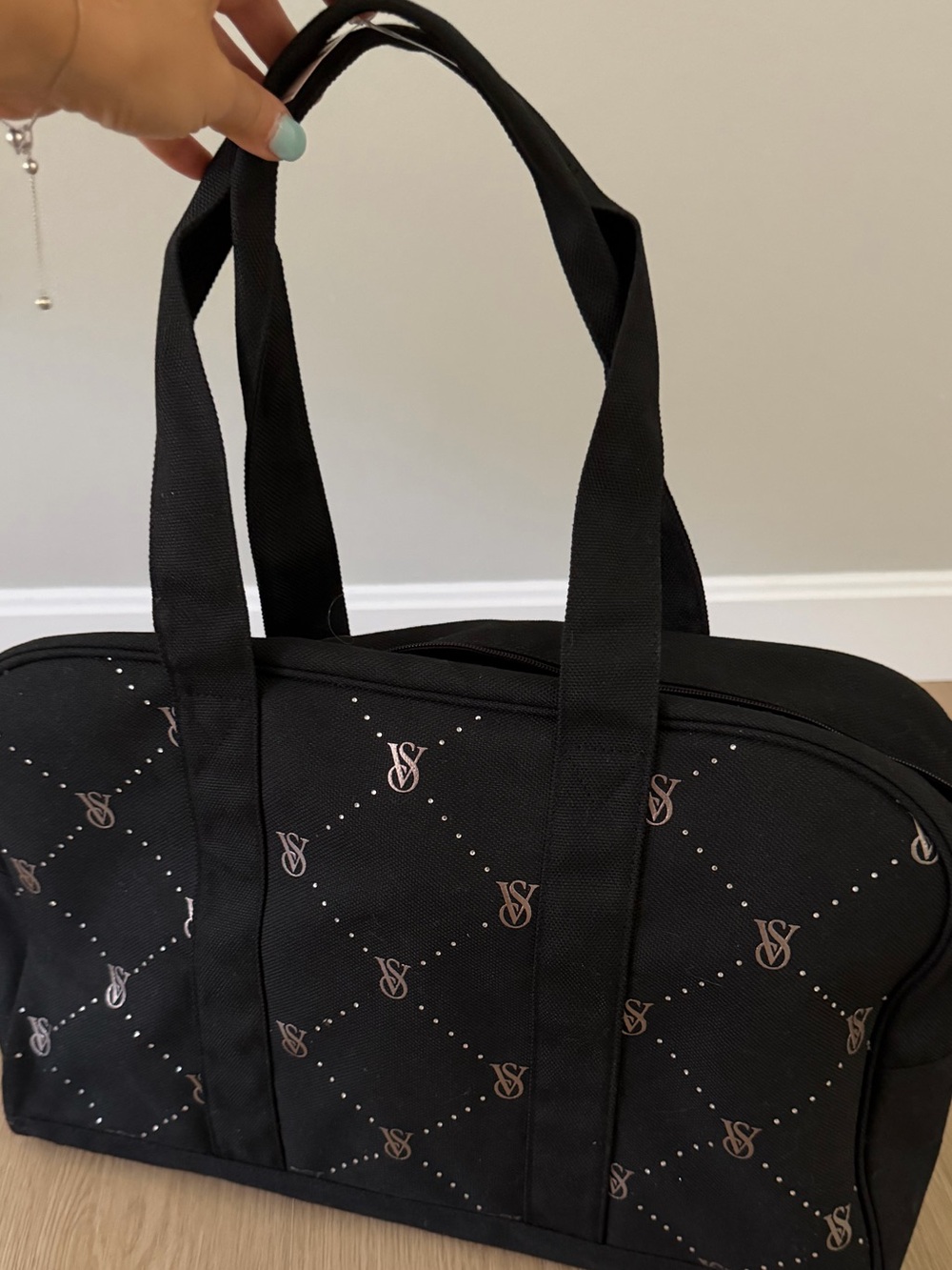 Victoria's Secret Black Travel Tote